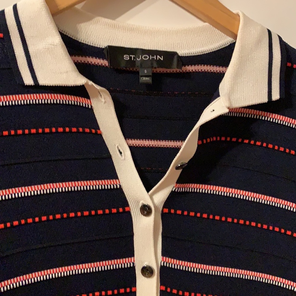St. John tennis knit polo - Picture 5 of 6